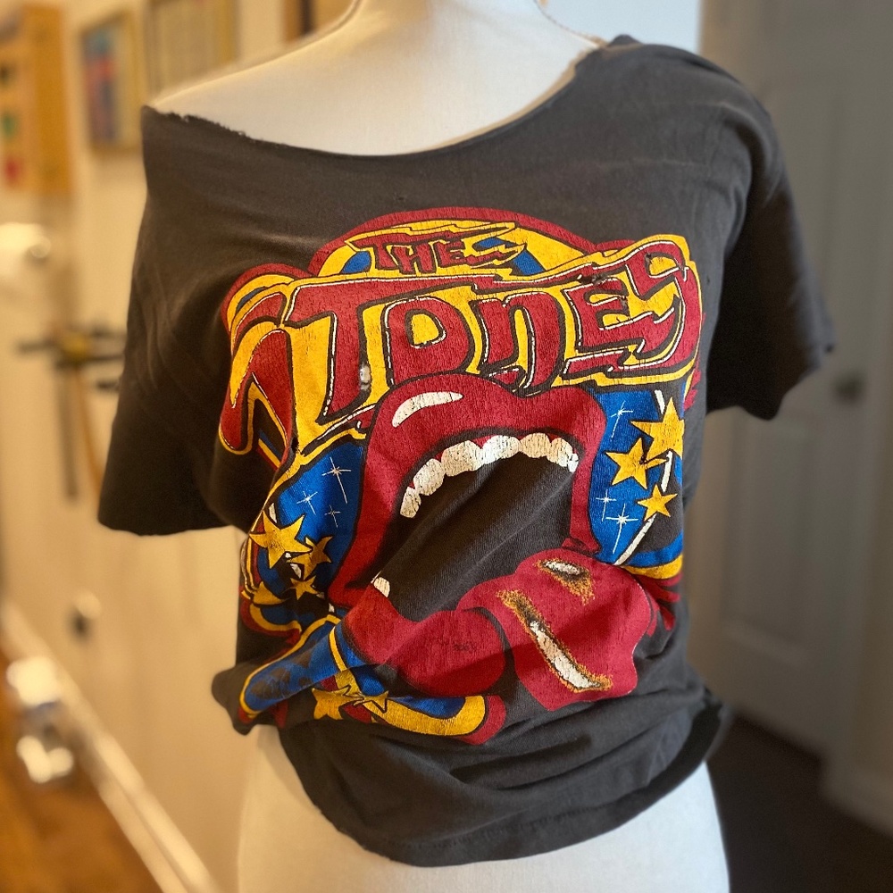 MadeWorn Women's "Rolling Stones" Oversize Cut Tee